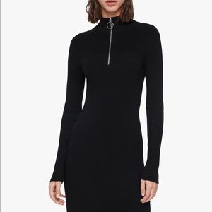 All saints midi ribbed dress